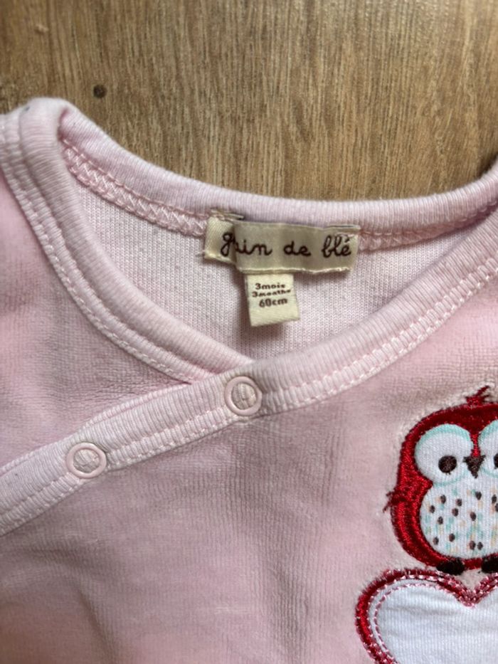 Pyjama velours 3 mois - photo numéro 3