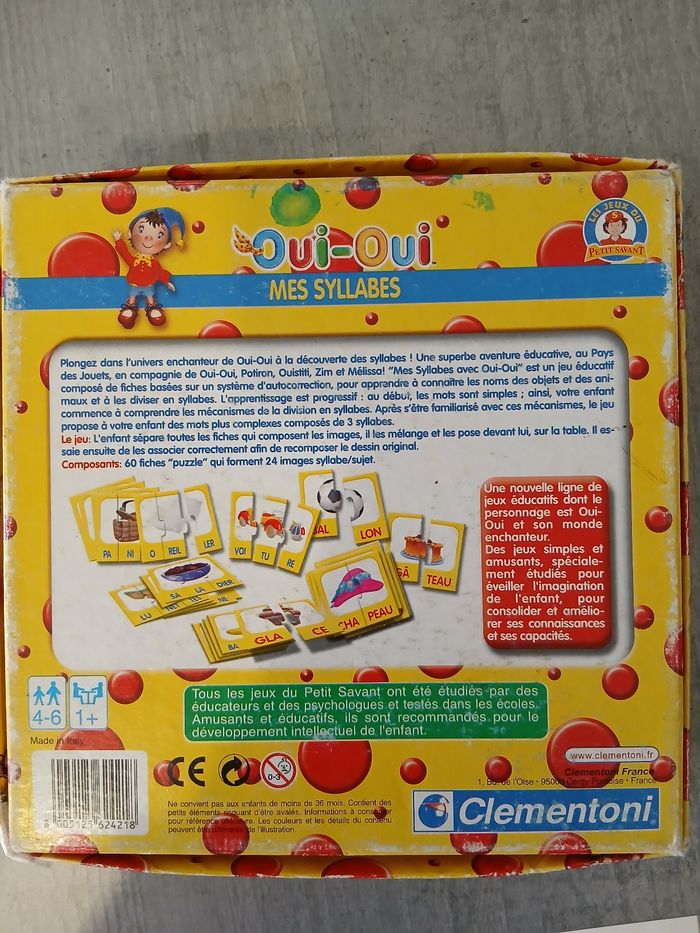 Jeu des syllabes Oui Oui - photo numéro 2