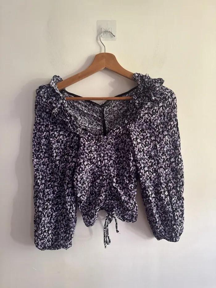 Blouse fleurie Zara – Taille XS