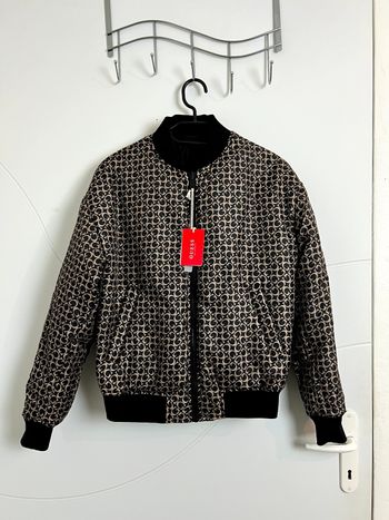 Veste / bomber noir pour femme Guess