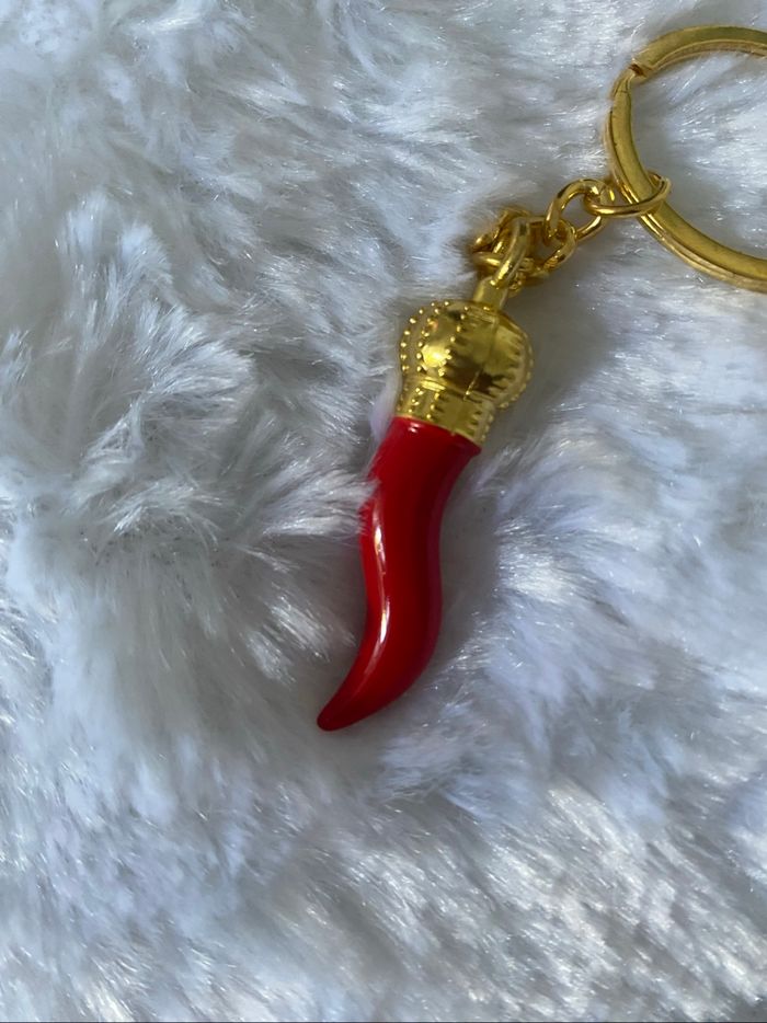 Porte clés piment corne - photo numéro 2