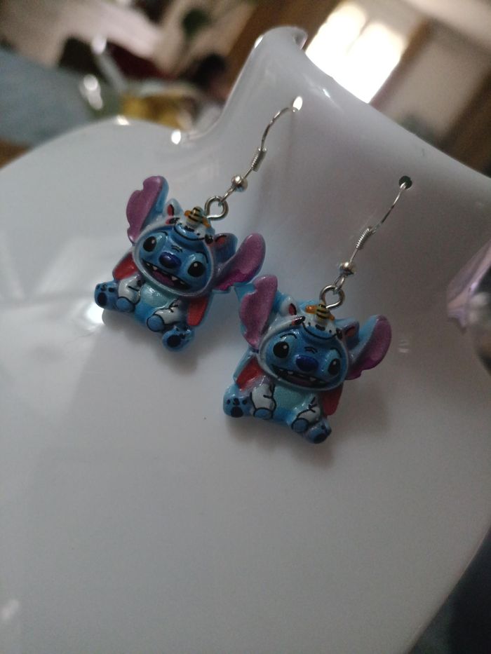 stitch boucles d'oreilles Neuf sans étiquette lot - photo numéro 7