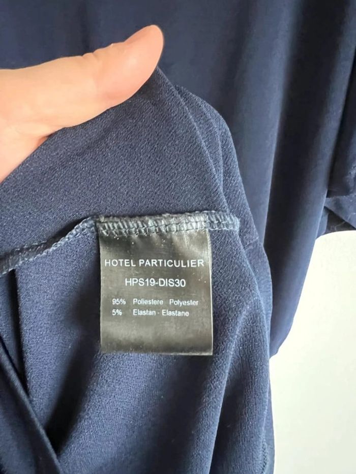 Robe bleu marine asymétrique - photo numéro 6