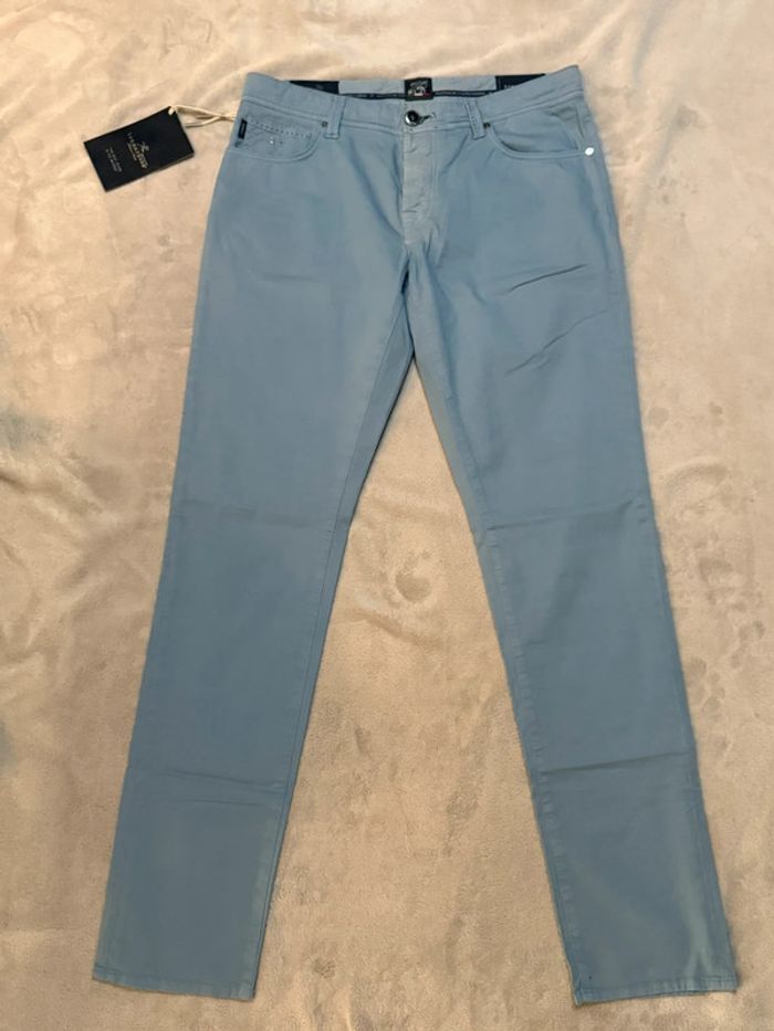 Tramarossa - Jean d'été slim, Bleu ciel, taille 36 - photo numéro 8