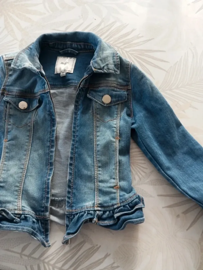 Veste en jean fille - photo numéro 2