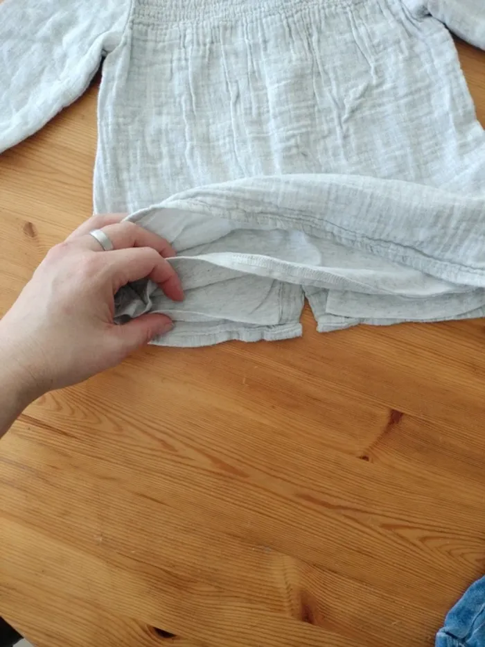 Jean haut gris - photo numéro 3