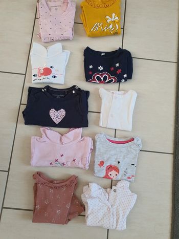 Lot de 10 hauts manches longues