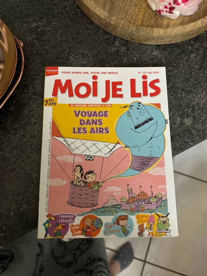 Livre mois je lis voyage dans les airs