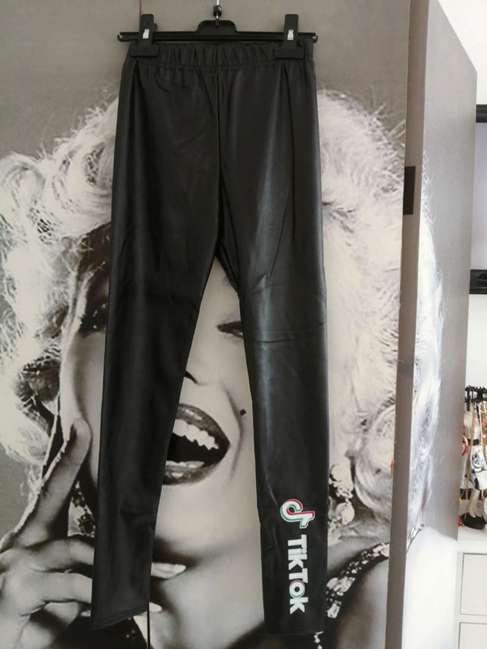 Pantalon simili fille - photo numéro 1