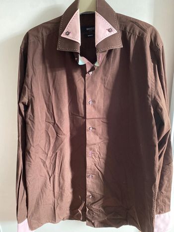 Chemise manches longues slim L