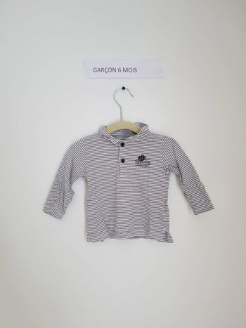 Polo manches longues