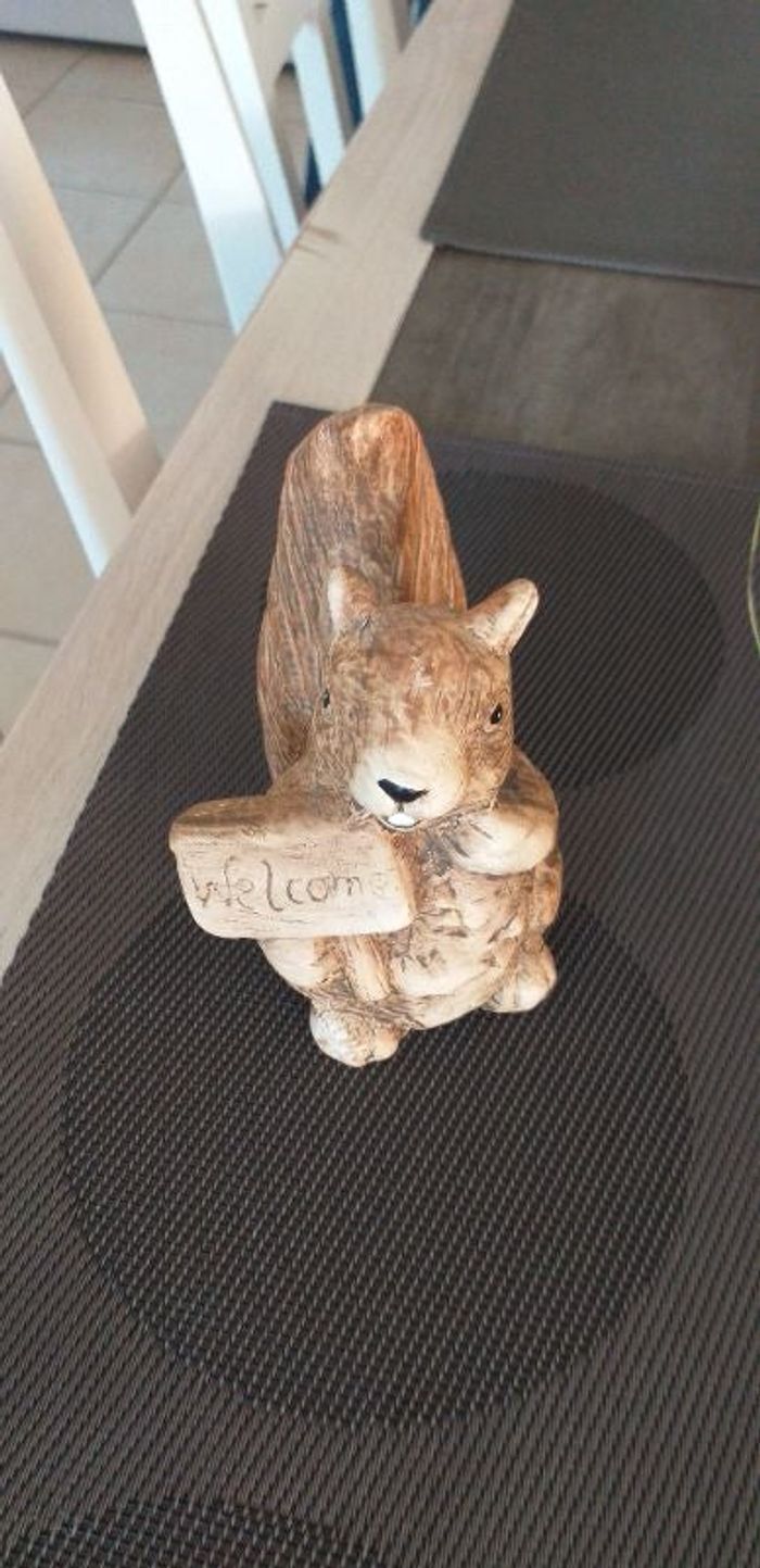 Petit écureuil avec ecrit : Welcome