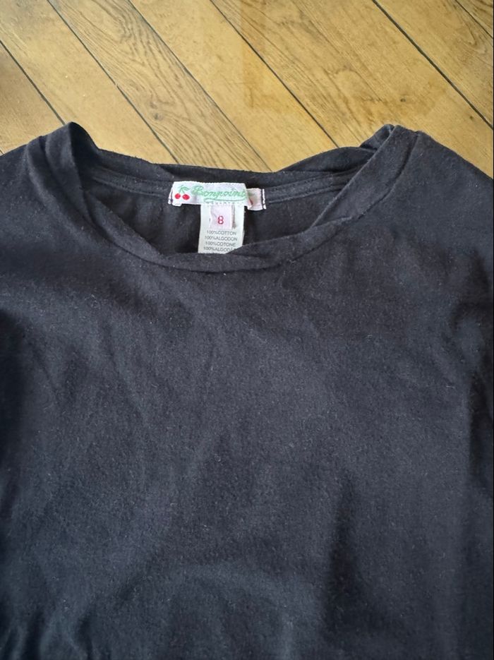 T shirt noir Bonpoint 8 ans - photo numéro 2