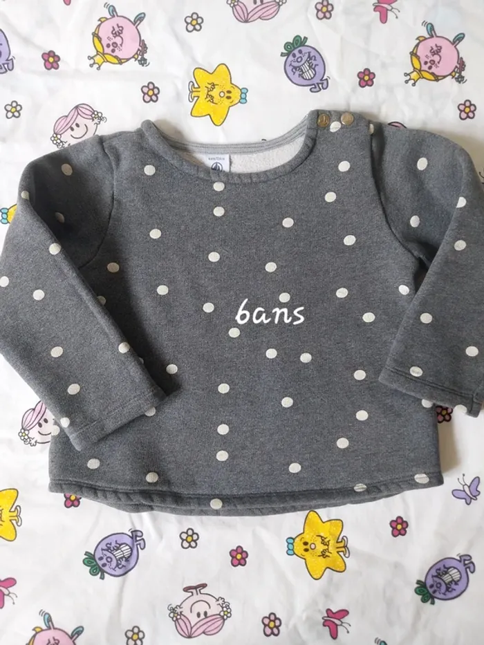 Sweat 6ans " Petit bateau "