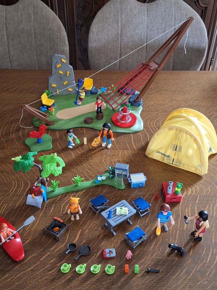 Playmobil camping + tyrolienne COMPLET 100 % - photo numéro 6