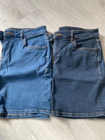 Lot 2 jupes jeans femme :38