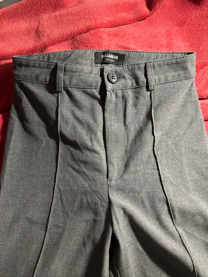 Pantalon gris - Pull and Bear - photo numéro 3