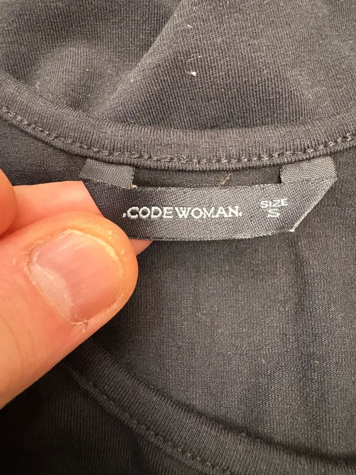 Débardeur Code Woman | Noir | Taille 36 - photo numéro 3