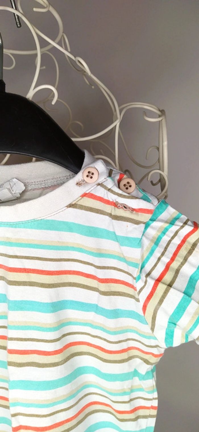 T-shirt rayé 23 mois - photo numéro 3