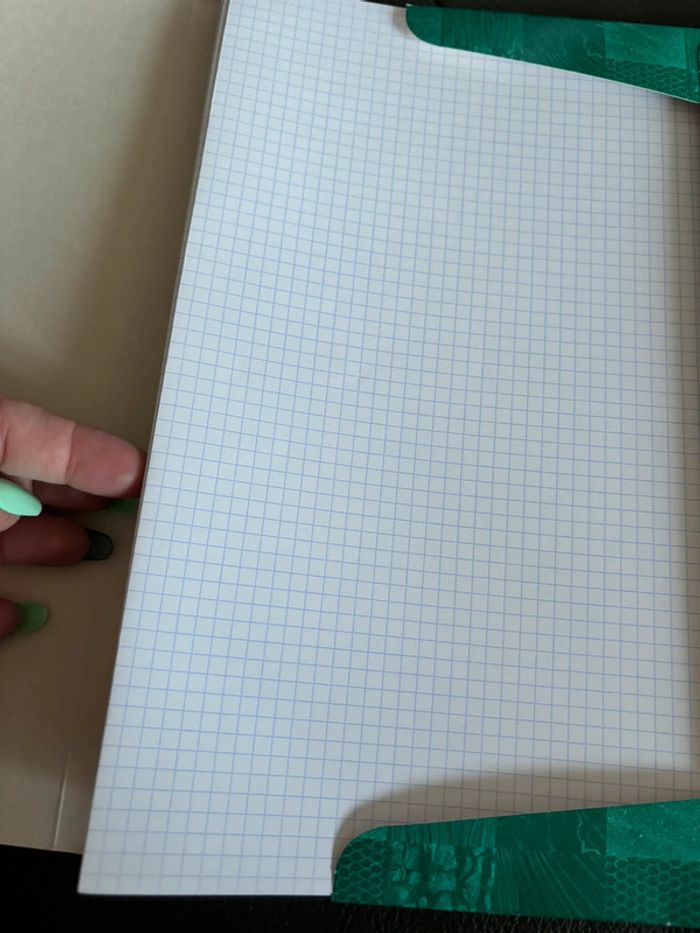 Copies doubles petits carreaux non perforées - photo numéro 4