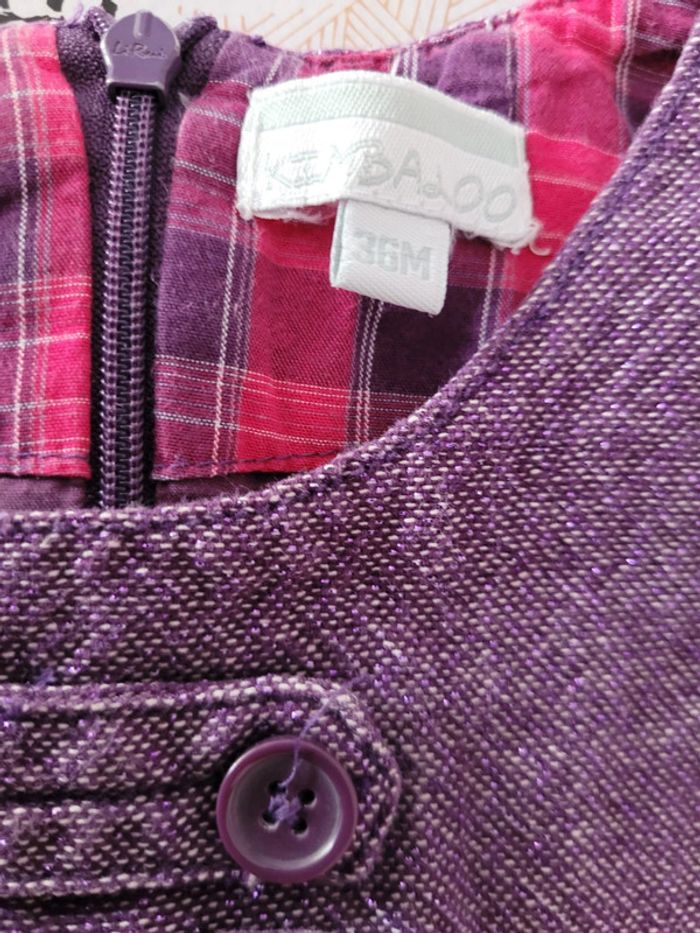 Robe mauve kibaloo 36 mois - photo numéro 4