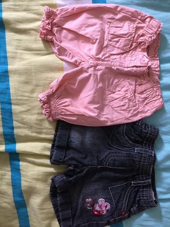 lot 2 shorts 9 mois