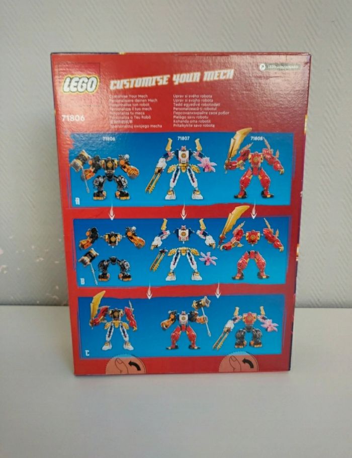 Ninjago lego 71806 neuf cole's elemental earth mech - photo numéro 2