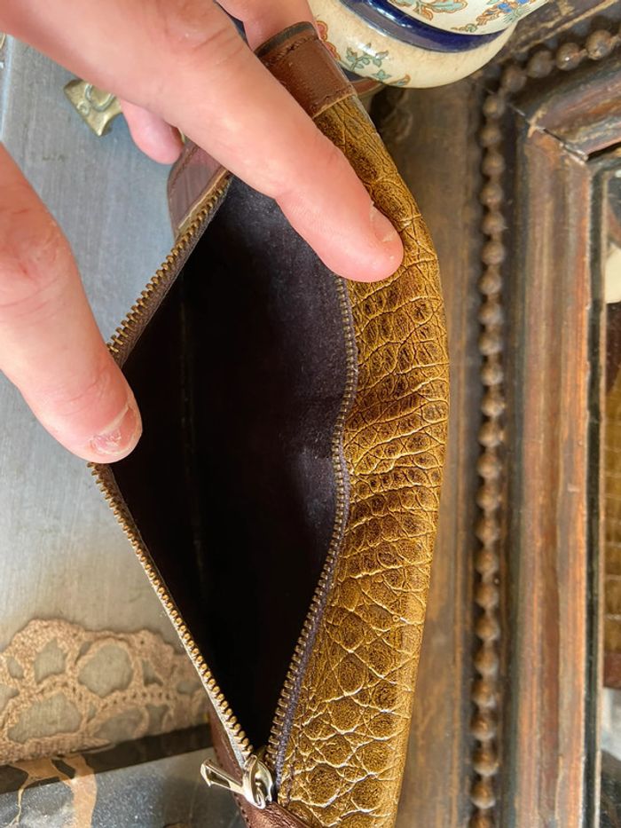 Pochette cuir vintage - photo numéro 8