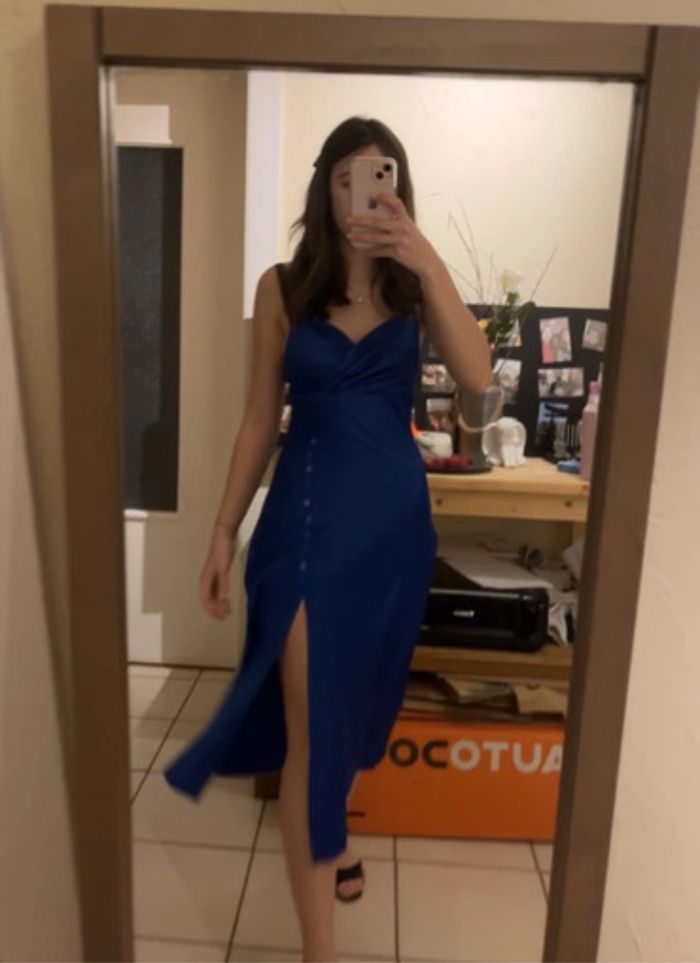 Robe longue bleu - photo numéro 5