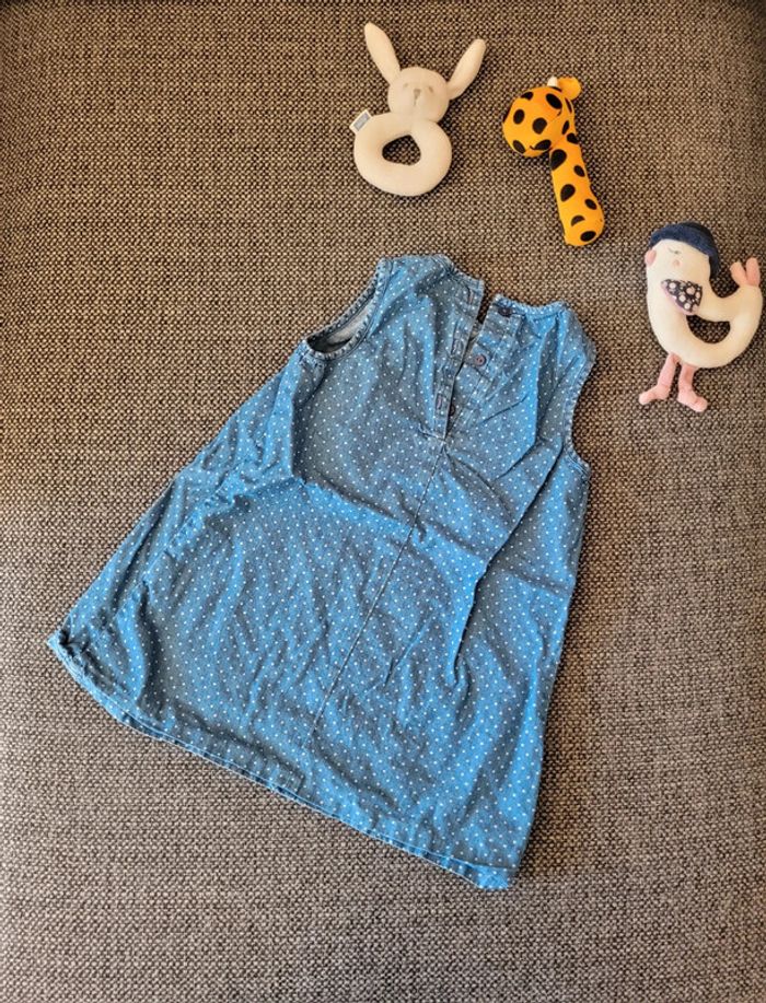 Robe d'été en jean 36 mois - photo numéro 3