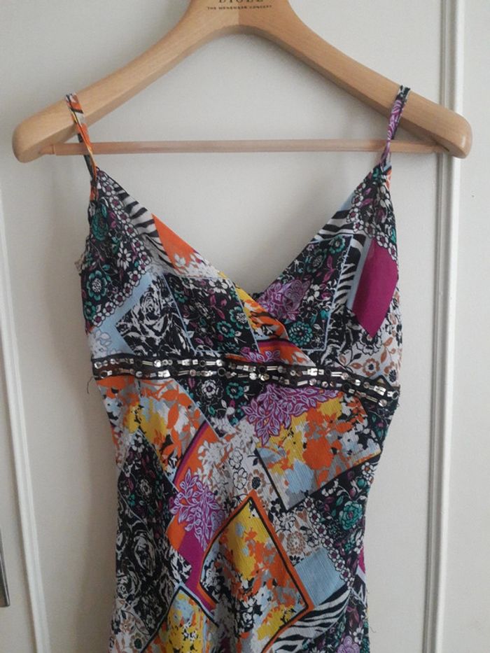 Robe à bretelles multicolore - photo numéro 2