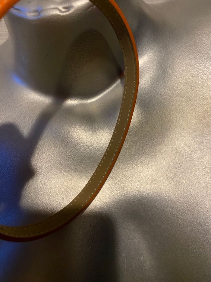 Collier tour de cou ceinture orange - photo numéro 6