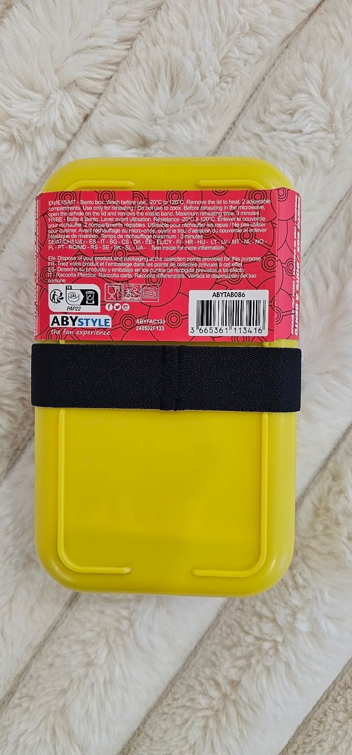 Magnifique boite a bento Pikachu Pokémon Neuve - photo numéro 4