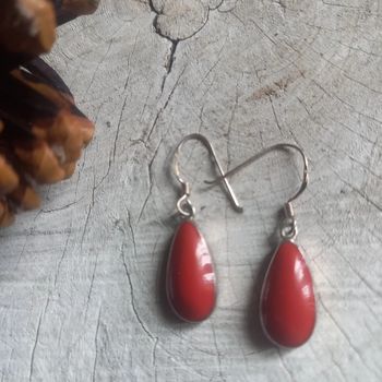 Boucles d'oreilles vintage pendantes