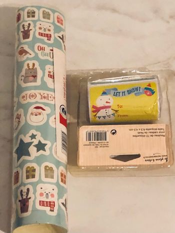 Étiquettes cadeaux et stickers Noël