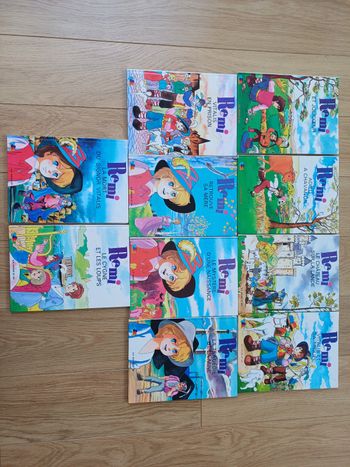 Lot de 10 livres Rémi 