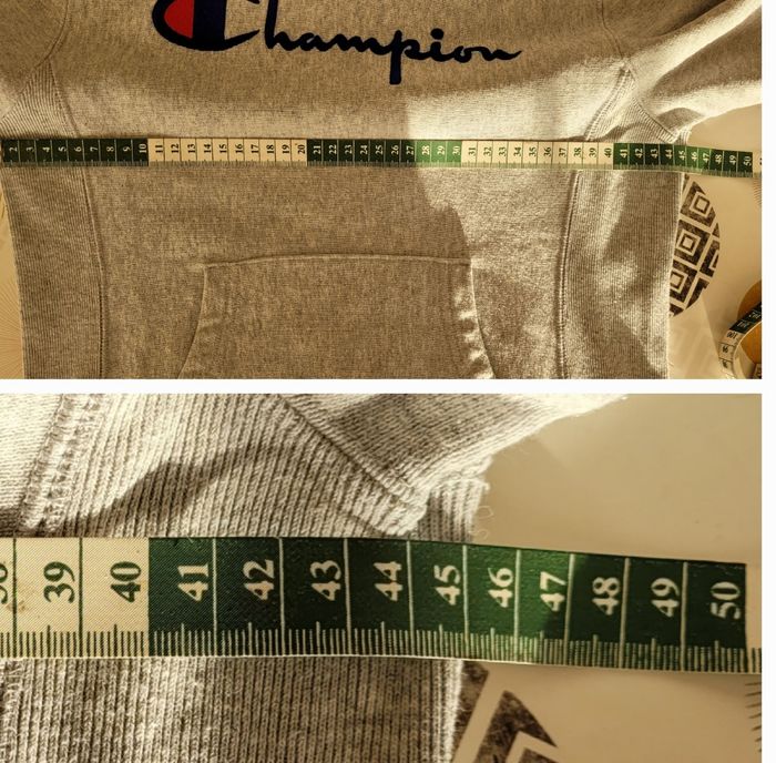 Champion Sweat Capuche TM Enfant- 9/10ans-138/143cm- Gris Chiné-Logo Brodé-Coupe Droite en TBE - photo numéro 7