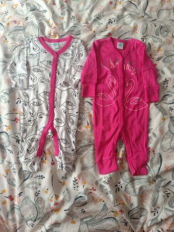Lot de 2 pyjama bébé fille