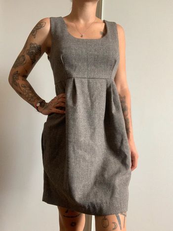 Robe grise brillante bizzbee taille m 38