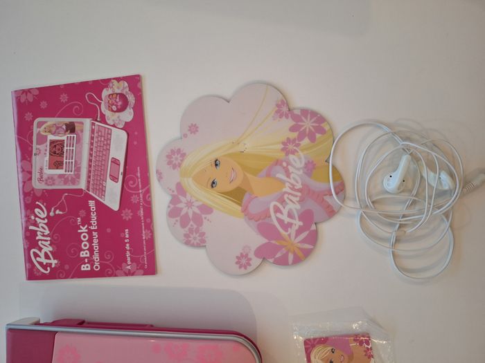Ordinateur éducatif Barbie + souris/tapis/écouteurs/carte d'extension - photo numéro 4