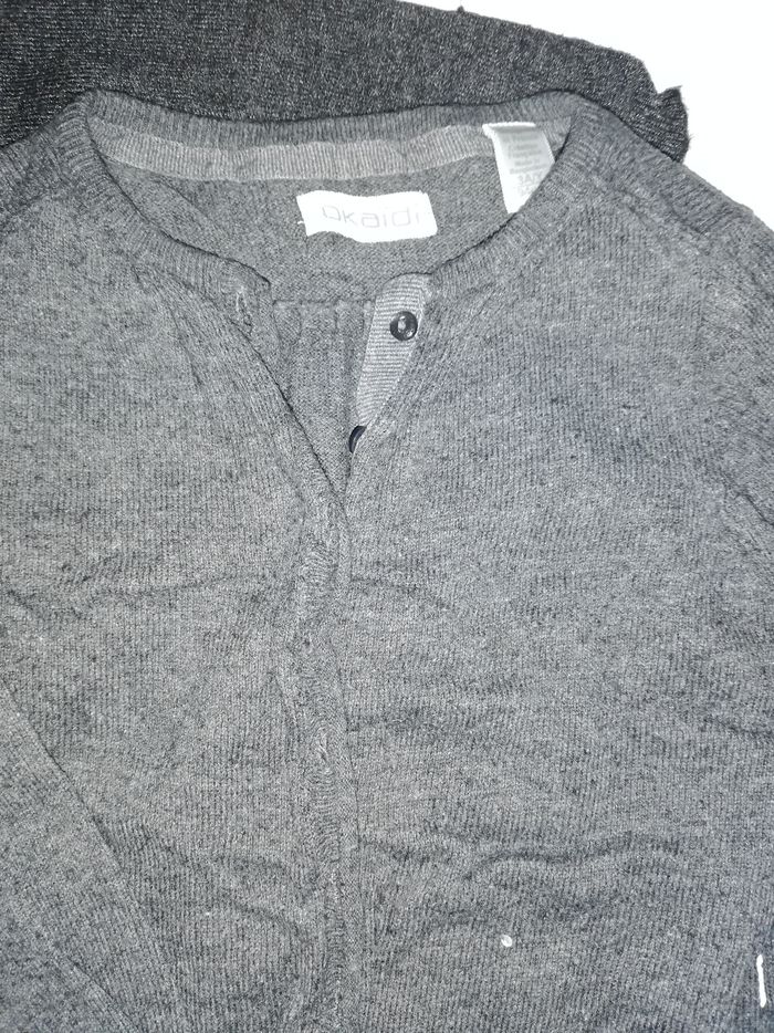 Lot de 2 gilets gris 3ans - photo numéro 3