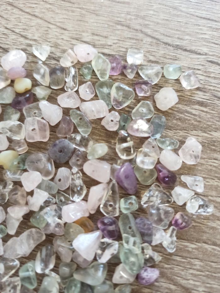 Lot de pierres naturelles "chips" assorties pour bijoux DIY (29 g) - photo numéro 3
