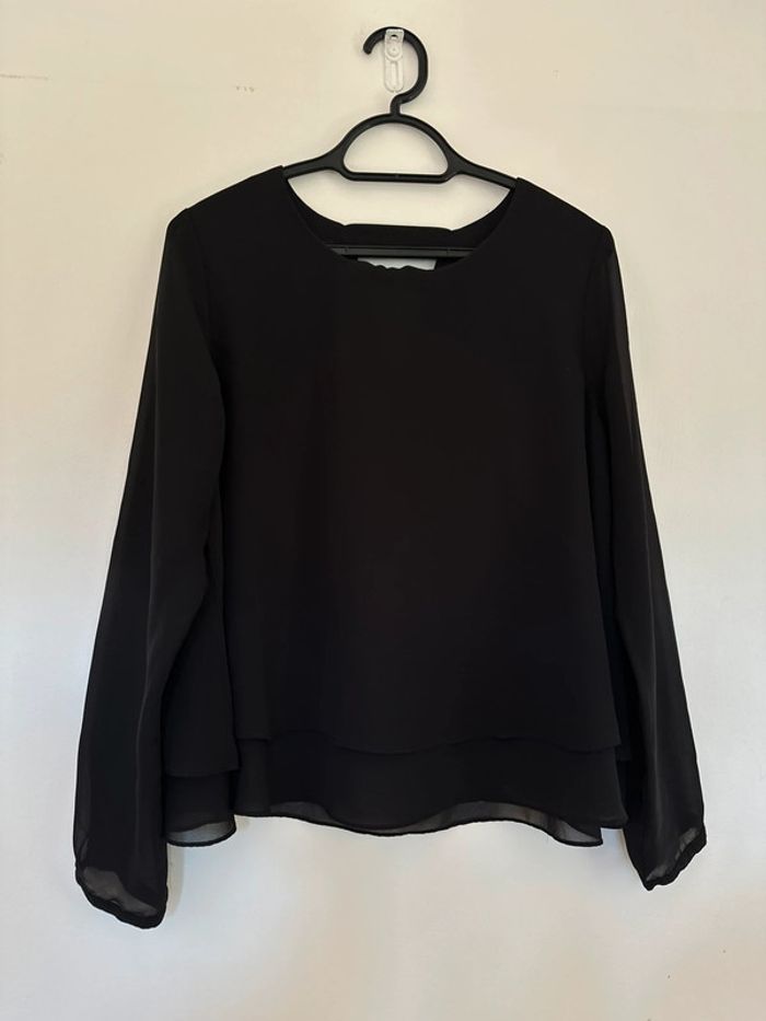 Blouse noire Kiabi taille M