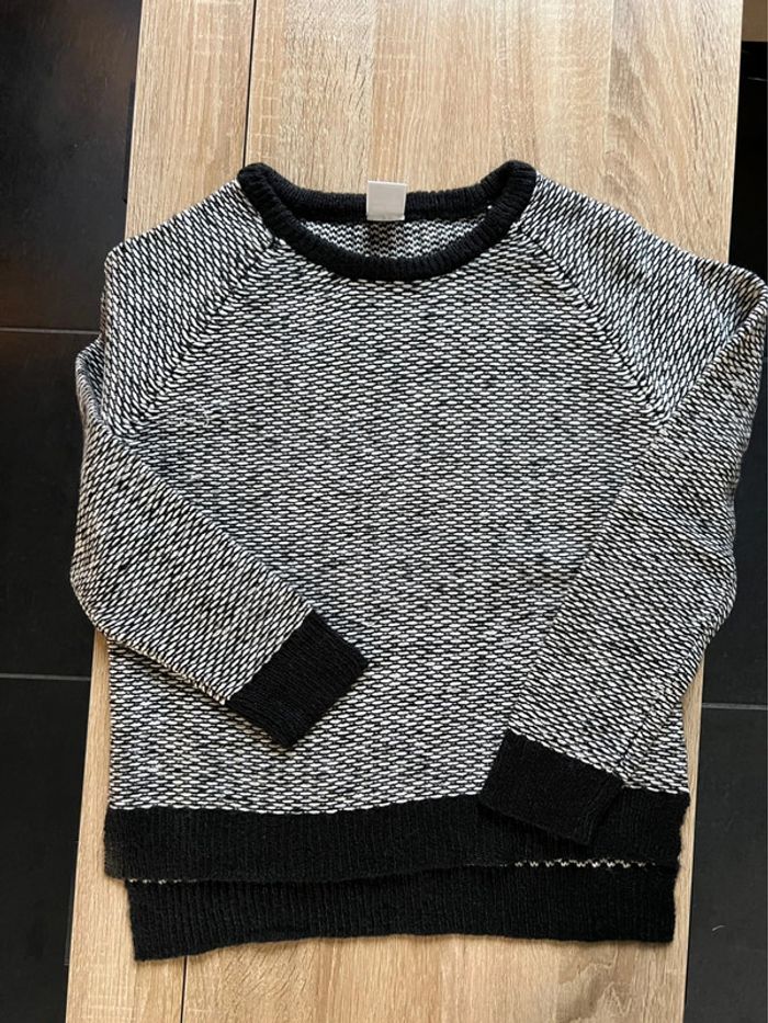 Original pull noir et blanc effet chiné Vero Moda S