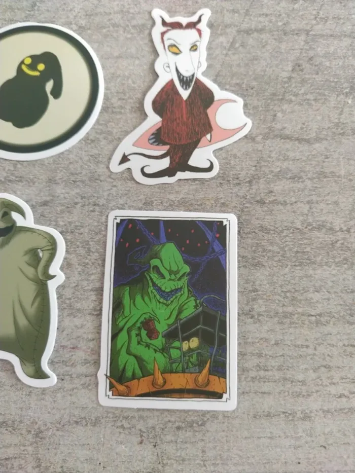 Lot de stickers films l'étrange Noël de monsieur jack (lot B) - photo numéro 4