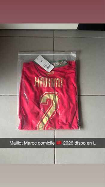 Maillot domicile Maroc 2026- Hakimi n*2