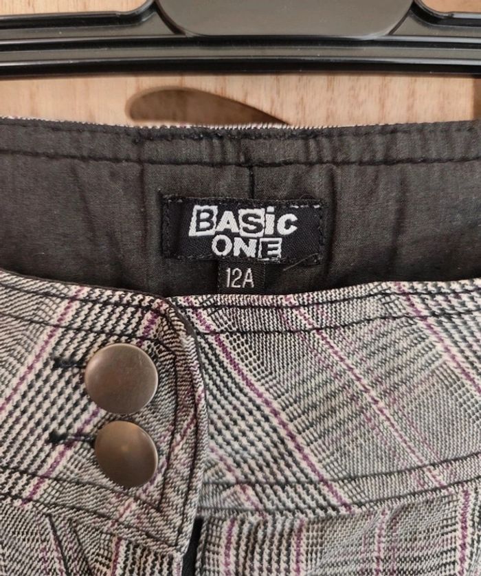 Short à carreaux Taille 12 ans Basic One - photo numéro 2