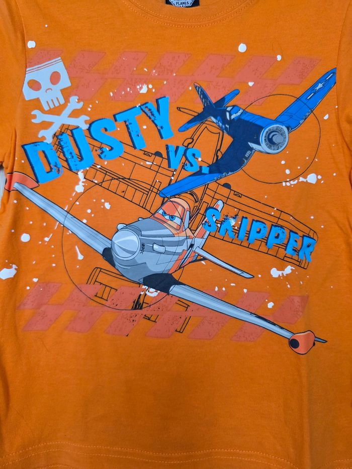 TEE-SHIRT DISNEY PLANES ORANGE TAILLE 4ANS - photo numéro 2