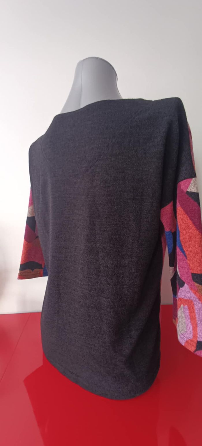 Pull col rond manches 3/4 Taille 3 - photo numéro 8