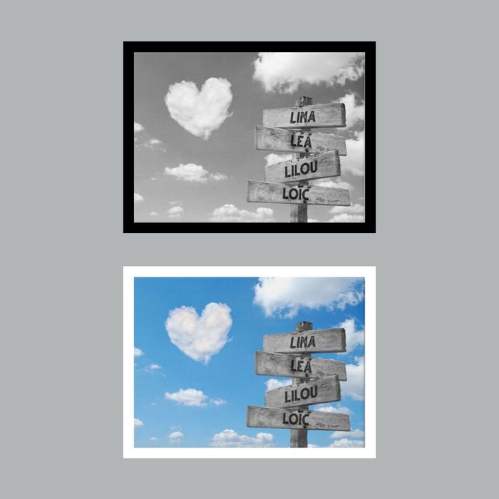 Cadre personnalisé prénom